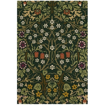 Tappeti Blackthorn Tump in-outdoor Black Morris and Co