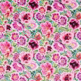 Tissu Marsha Apple/Peony Harlequin