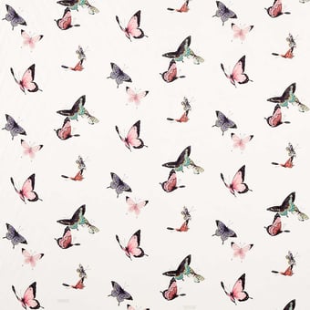 Tissu Emmeline Chalk/Rose Harlequin