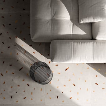 Grès cérame Deco Sfrido Bianco Fioranese