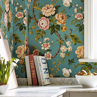Hykenham Wallpaper French Rose Sanderson