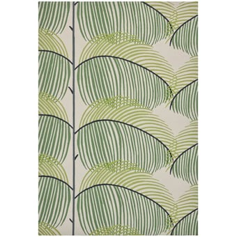 Manila Leaf in-outdoor Rug Botanical Green Sanderson