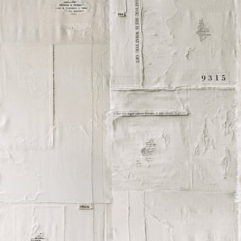 Papier peint panoramique Déshabillé Blanco Wall&decò