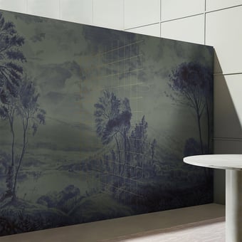 Instant Panorama Panel Green Wall&decò
