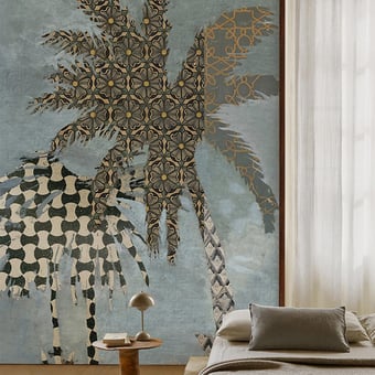 Seventh Floor Panel Blue Wall&decò
