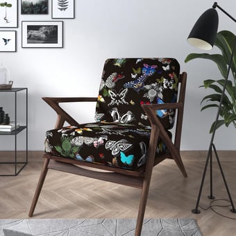 Velluto Butterfly Parade Oscuro Christian Lacroix