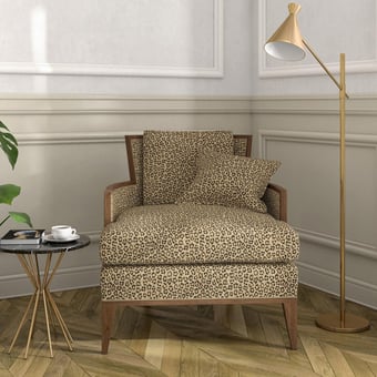 Tela Bacara Leopard Bamboo Bamboo Ralph Lauren