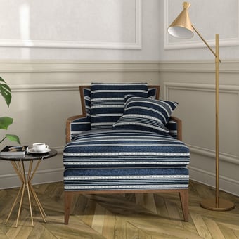 Stoff Ensenada Stripe Outdoor Indigo Ralph Lauren