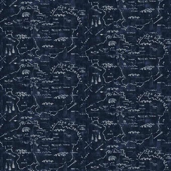 Stoff Silverton Map Denim Ralph Lauren