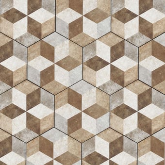 Exagona Diamante Porcelain stoneware Diamante Fioranese
