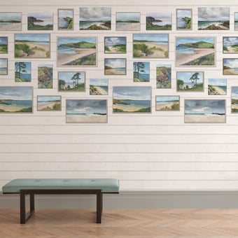 Papel pintado mural panorámico Seascape Ivory Osborne and Little