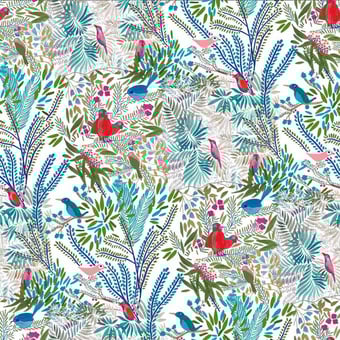 Jazz Wallpaper Aqua Little Cabari