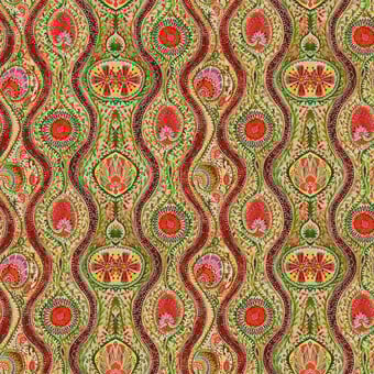 Panoramatapete Hippie Paisley Red Mindthegap