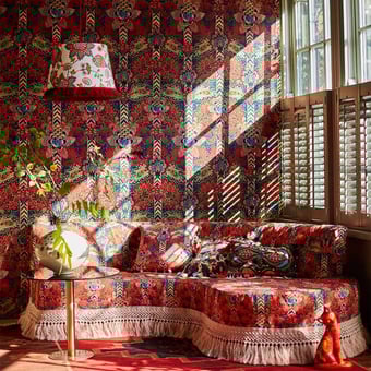 Panoramatapete Psychedelia Red Mindthegap