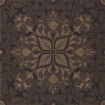 Tapete Pure Net Ceiling Charcoal/Gold Morris and Co
