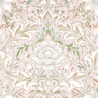 Papel pintado Simply Severn Cochineal/Willow Morris and Co