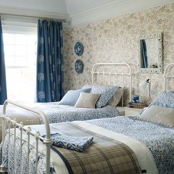 Papel pintado Jasmine Sage/Leaf Morris and Co