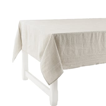Reseda Tablecloth Blanc Charvet Editions