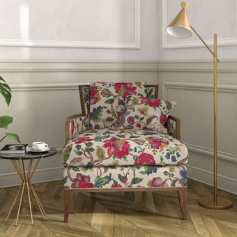 Amanpuri Fabric Old Gold/Aubergine Sanderson