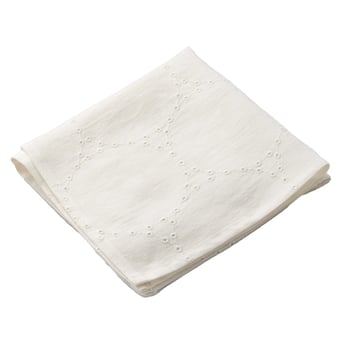 Servilleta de table Venise Blanc Charvet Editions