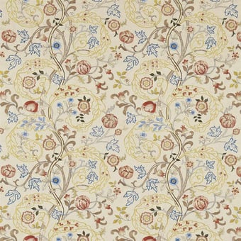 Stoff Mary Isobel Embroideries Wine/Rose Morris and Co