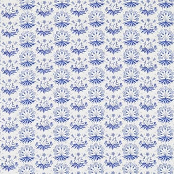 Stoff Primrose & Columbine Delft Blue Morris and Co