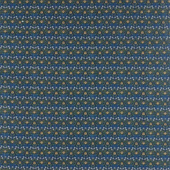 Stoff Eye Bright Indigo Morris and Co