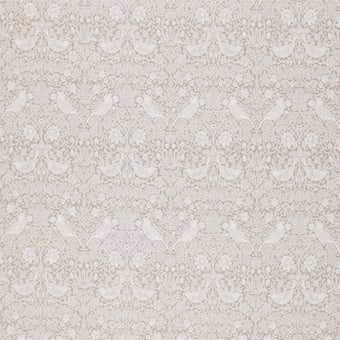 Schleier Pure Strawberry Thief Stickerei Flax Morris and Co