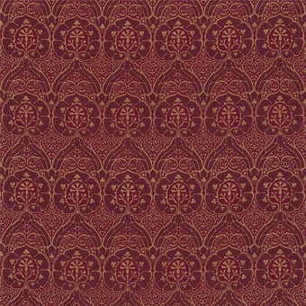 Stoff Voysey Red Morris and Co