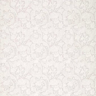 Stoff Pure Bachelors Button Stickerei Grey Blue Morris and Co