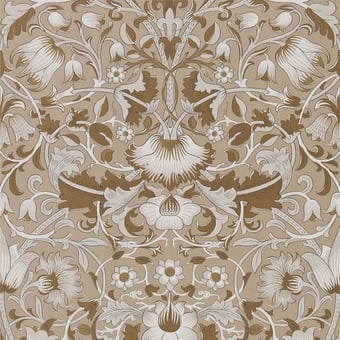 Papier peint Pure Lodden Charcoal/Gold Morris and Co