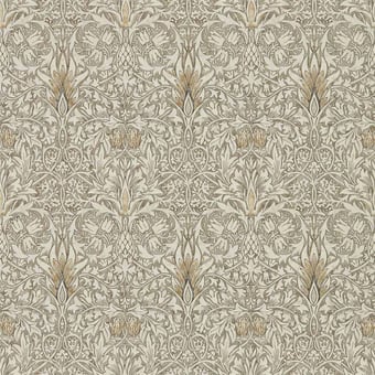 Papier peint Snakeshead Indigo/Cumin Morris and Co