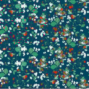 Papier peint Strawberry Fields Amandine Little Cabari