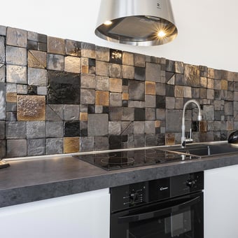 Piastrella Clouds Mix Black Slowtile