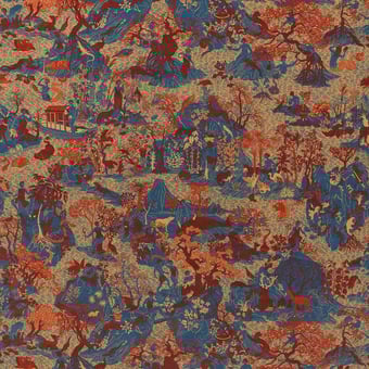 Velluto Avalonis Como Blue/Koi Zoffany