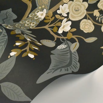 Peacock Wallpaper Black Rifle Paper Co.