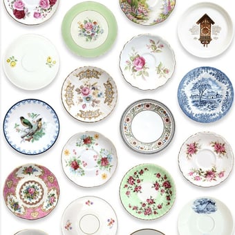 Papier peint Porcelain Colorful Studio Ditte