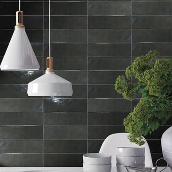 Baldosa Marrakesh Berber Black Nanda Tiles
