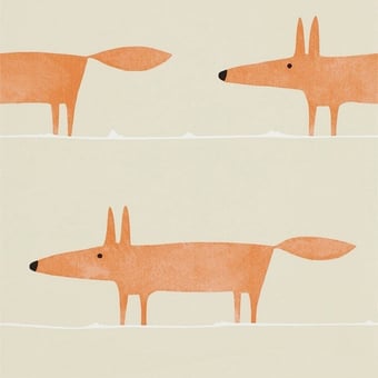 Papel pintado Mr Fox Silver Scion