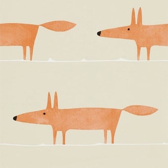Tapete Mr Fox Silver Scion