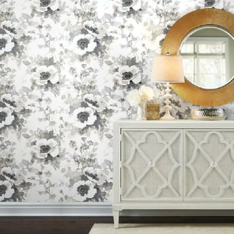 Papier peint adhésif Garden Anemone Neutral York Wallcoverings