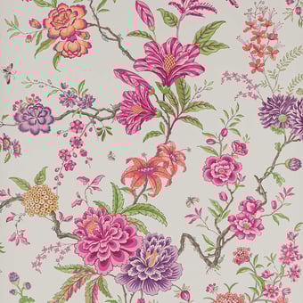 Tapete Beauchamp Rose Persan Manuel Canovas