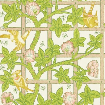 Papier peint Trellis Vanilla/Plaster Morris and Co