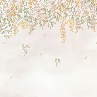 Papel pintado mural panorámico Manuela Curcuma Coordonné