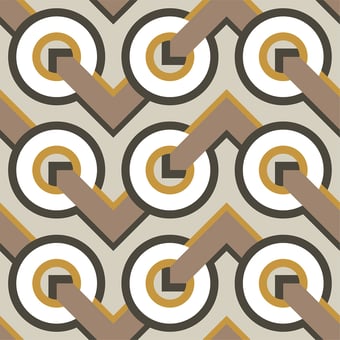 Qualiano Wallpaper Orange Coralie Prévert