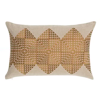 Geotile Cushion Dusky Pink Niki Jones