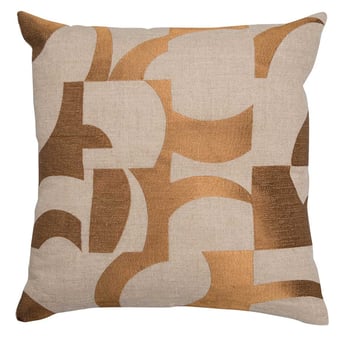 Coussin Abstract Ochre Niki Jones