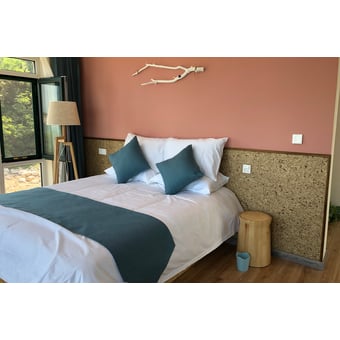 Rivestimento murale Alpage & Roses Paille SuperOrganic by Oberflex