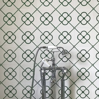 Vaux-Le-Vicomte cement Tile Rouge Beauregard Studio