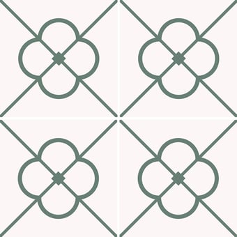 Vaux-Le-Vicomte cement Tile Rouge Beauregard Studio